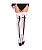Meia longa over knee Desenho de cruz adulto cosplay gótica - Imagem 6