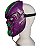 Máscara Led Neon Thanos brilha no escuro Halloween Cosplay - Imagem 6