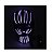 Máscara Led Neon Thanos brilha no escuro Halloween Cosplay - Imagem 5