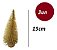 Mini Arvore De Natal Dourada Pinheiro 15cm - 3 Unidades - Imagem 1