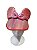Viseira Minnie Vermelha com Glitter e orelhas Infantil - Imagem 2