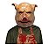 Máscara de Látex Porco Assassino Fantasia terror - Imagem 2