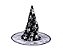 Chapéu de Bruxa transparente com preto caveira-1un - Imagem 3
