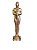 Estatueta Oscar em PVC rígido Adorno fantasia decoração - Imagem 3