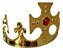 Coroa De Rei Com Cruz E Pedrarias Dobrável Fantasia - Imagem 2
