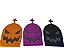 Kit Decoração de Halloween 6 Lápides em Eva Glitter Sortido - Imagem 1