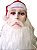 Barba Papai Noel Realista Grande Cheia Bigode Sobrancelhas - Imagem 4
