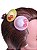Presilha Acessório  cabelo infantil formato chapeuzinho-6un - Imagem 7