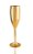Kit 25 Taças champanhe cor ouro brilhoso Luxo 170ml - Imagem 3