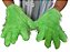 Fantasia Grinch Verde Monstro Noel máscara, luvas e roupa - Imagem 4