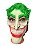 Fantasia Máscara Joker Coringa Palhaço de látex Festa terror - Imagem 1
