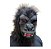 Fantasia Máscara Gorila com pelos cabeça Inteira de Látex - Imagem 2