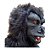 Fantasia Máscara Gorila com pelos cabeça Inteira de Látex - Imagem 4
