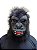 Fantasia Máscara Gorila com pelos cabeça Inteira de Látex - Imagem 1