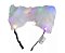 Fantasia Arco Tiara Gatinha com orelha de pelúcia Pisca Led - Imagem 3