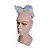Fantasia Arco Tiara Gatinha com orelha de pelúcia Pisca Led - Imagem 4