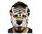 Fantasia Máscara Dog Cachorro Bulldog Metade do rosto Látex - Imagem 3