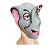 Máscara de Personagem Animal Elefante de Látex - Fantasia Floc - Imagem 2