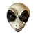 Fantasia Máscara Extraterrestre ET de Látex Boladão - Imagem 4