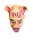 Fantasia Mascara Cabeça de Porco Pig Assustador Terror - Imagem 7