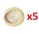 5 un Mini Chapéu de palha 25,5cm para fantasia festa junina - Imagem 1