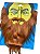 Barba falsa Ruiva Viking Fantasia Cosplay de Pelucia - Imagem 2