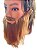 Barba falsa Ruiva Viking Fantasia Cosplay de Pelucia - Imagem 4