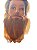 Barba falsa Ruiva Viking Fantasia Cosplay de Pelucia - Imagem 5