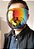 Óculos máscara Gigante colorido psicodélico para festas e ev - Imagem 5