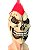 Fantasia Máscara Caveira Punk com Pelos Esqueleto Gótico - Imagem 2