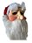 Máscara de Papai Noel de Látex c/ Barba e Cabelo em pelúcia - Imagem 2