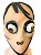 Fantasia Máscara de látex Momo Assustador Halloween Terror - Imagem 2