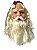 Máscara de Papai Noel de Látex Realista com cabelo e barba - Imagem 1