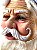 Máscara de Papai Noel de Látex Realista com cabelo e barba - Imagem 6