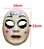 Máscara Halloween GOD Noite do Crime c/ Elástico Cosplay - Imagem 3