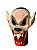 Máscara Lobo Risada Terror Carnaval Halloween com elástico - Imagem 4