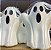 Kit 2un Enfeite de Halloween Fantasma Boo Alfa em Plástico - Imagem 5