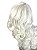 Fantasia Peruca e Barba Branca Super comprida 75cm enrolada - Imagem 3