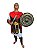 Fantasia Gladiador Roupa+ Capacete+ Escudo + Martelo - Imagem 5