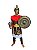 Fantasia Gladiador Roupa+ Capacete+ Escudo + Martelo - Imagem 8