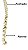 Cabelo crepe Hair grisalho claro Cabelo p/ barba bigode 60cm - Imagem 4