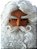 Kit Papai Noel Realista Luxo Barba+ Bigode + Sobrancelha +cola- Encomenda - Imagem 1