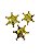 Kit 6un Estrela de Xerife de Plástico para Fantasias 7cm - Imagem 4