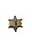 Kit 2un Distintivo De Xerife Policial Fantasia Broche - Imagem 3