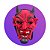 Fantasia Máscara Diabo Lucifer Vermelho com língua pra fora - Imagem 10