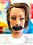 Fantasia Bigode Falso preto grosso + cola 10ml + removedor - Imagem 10