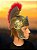 Capacete Soldado Romano dourado c/ plumas Paixão de Cristo - Imagem 9