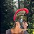 kit 2 unidades Capacete Dourado c/ plumas Soldado Romano - Imagem 7