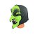 Fantasia Mascara de Bruxa verde assustadora com capuz terror - Imagem 10