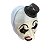 Fantasia Mascara Sombria de palhaço com mini chapeu terror - Imagem 11